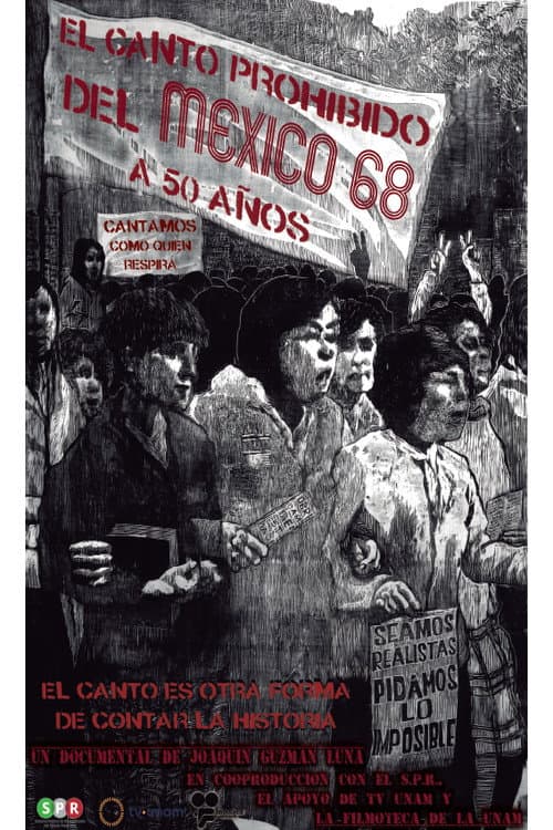 Постер: El canto prohibido del México 68…a 50 años
