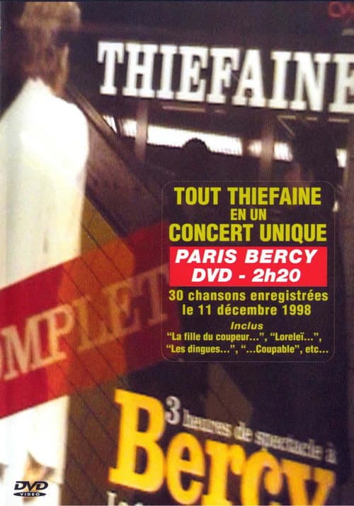 Постер: Hubert Félix Thiéfaine : Live Bercy 1998
