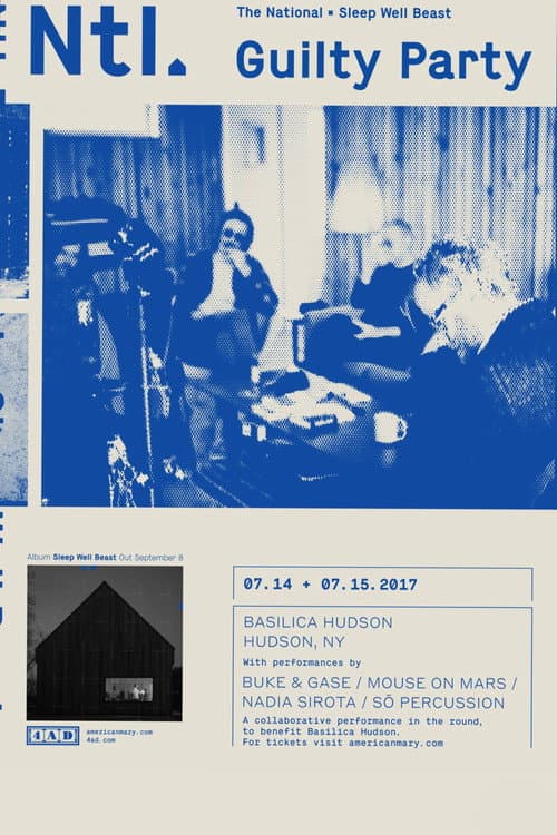 Постер: The National - Guilty Party: Basilica Hudson