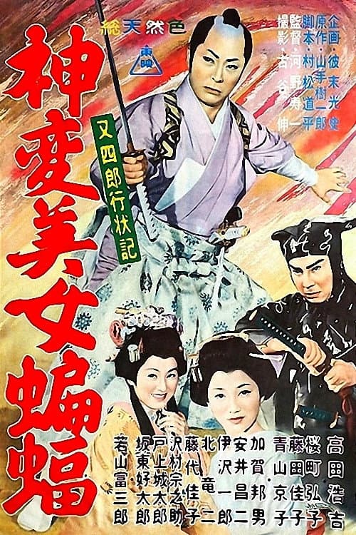 Постер: 又四郎行状記 神変美女蝙蝠