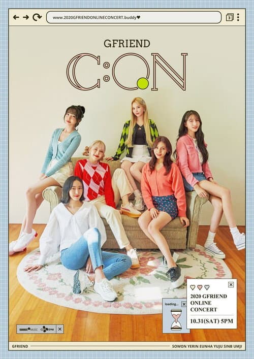 Постер: 2020 GFriend Online Concert GFriend C:ON
