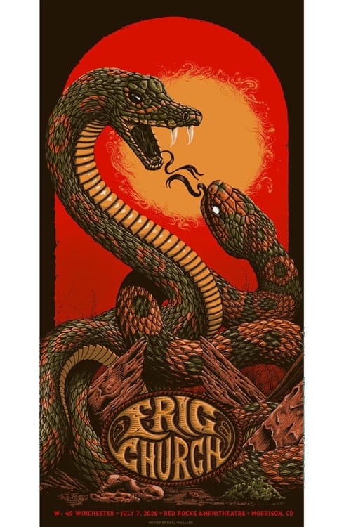 Постер: Eric Church - Live at Red Rocks Amphitheatre 7-07-2026