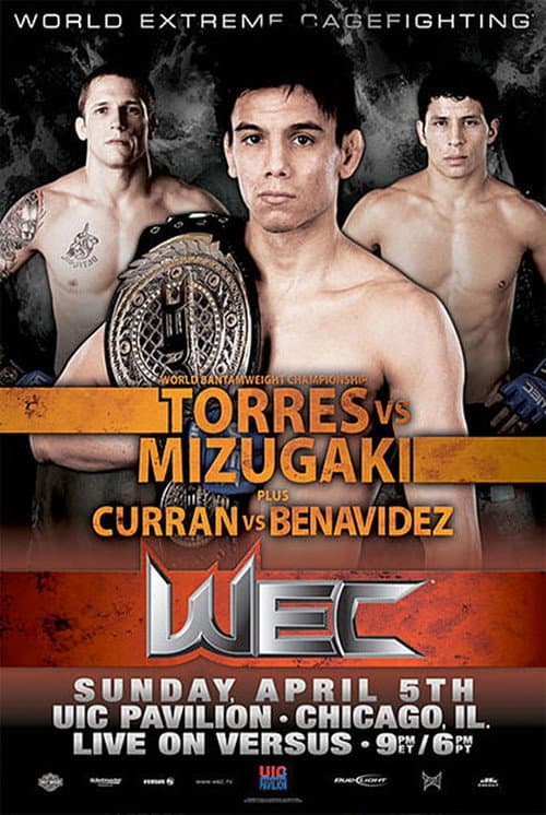 Постер: WEC 40: Torres vs. Mizugaki