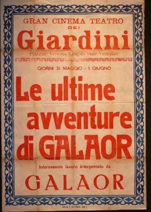 Постер: Le Ultime Avventure di Galaor