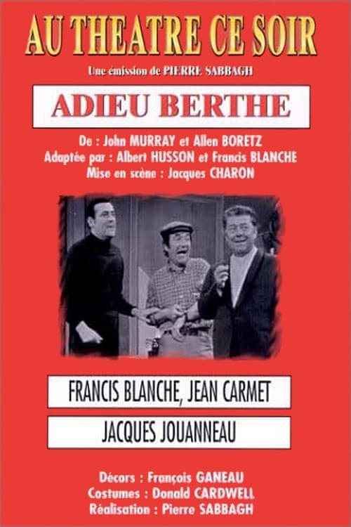 Постер: Adieu Berthe