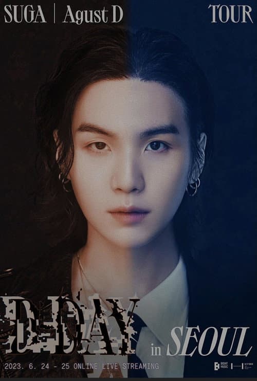 Постер: SUGA | Agust D TOUR “D-DAY” in SEOUL: Online Live Streaming Day 02