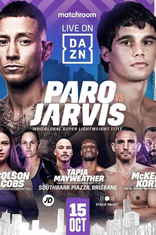 Постер: Liam Paro vs. Brock Jarvis