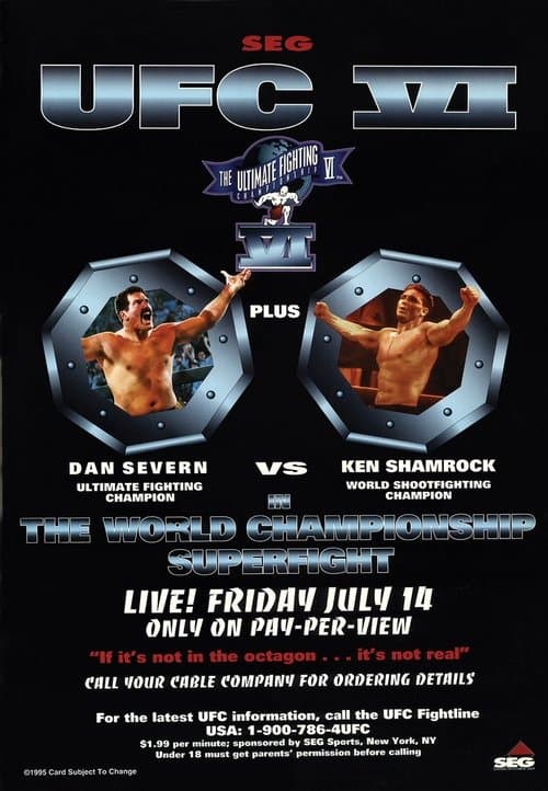 Постер: UFC 6: Clash Of The Titans