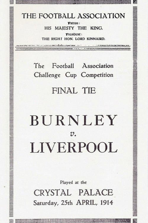 Постер: Cup Tie Final: Liverpool v Burnley 1914