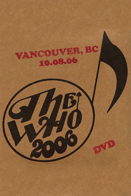 Постер: The Who: Vancouver 10/8/2006
