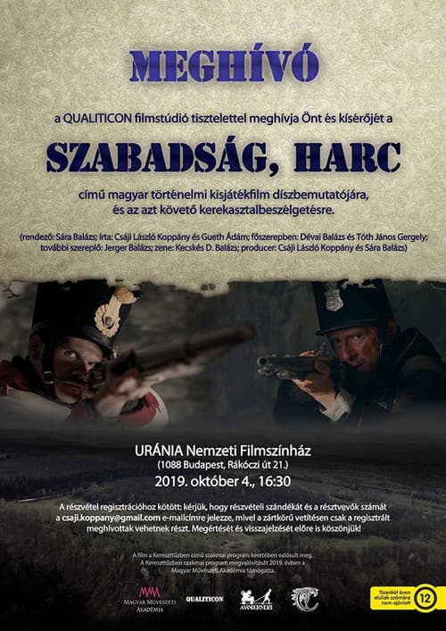 Постер: Szabadság, harc