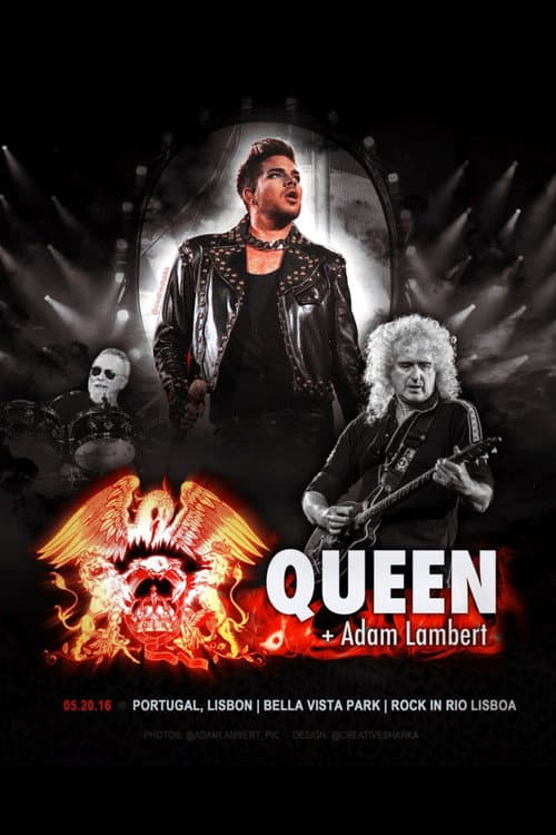 Постер: Queen & Adam Lambert: Rock in Rio (Lisboa)