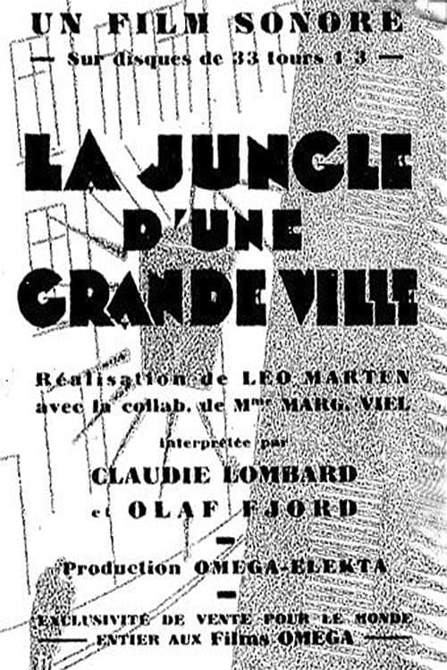 Постер: La jungle d'une Grande Ville