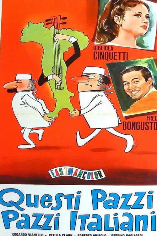 Постер: Questi pazzi, pazzi italiani