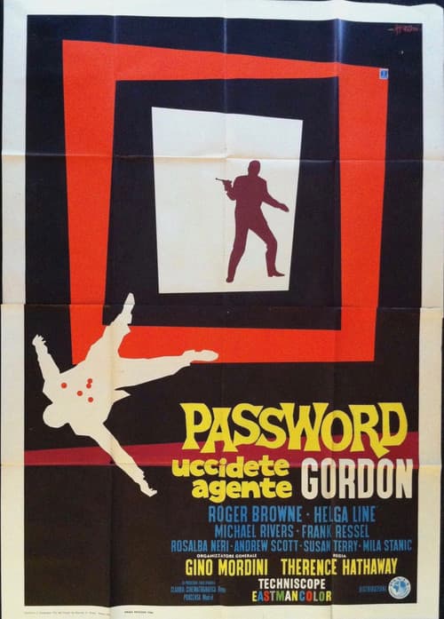 Постер: Password: Uccidete agente Gordon