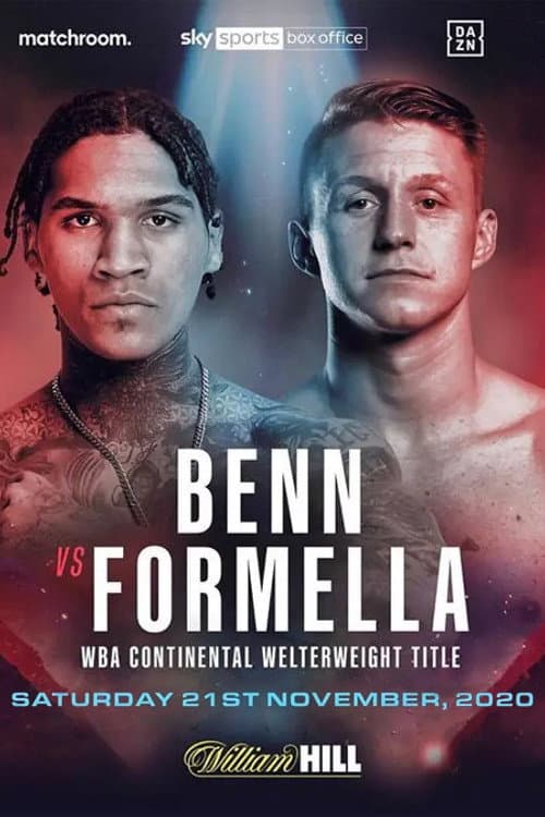 Постер: Conor Benn vs. Sebastian Formella