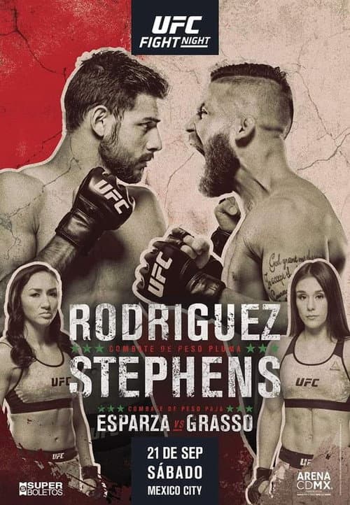 Постер: UFC Fight Night 159: Rodriguez vs. Stephens