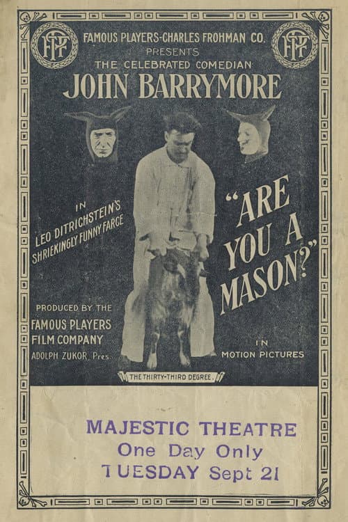 Постер: Are You a Mason?