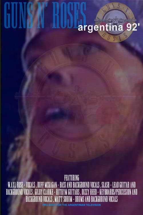 Постер: Guns N' Roses - Estadio River Plate - Buenos Aires, Argentina