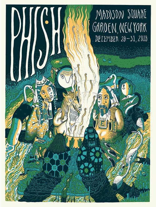 Постер: Phish 2018-12-31 Madison Square Garden, New York, NY