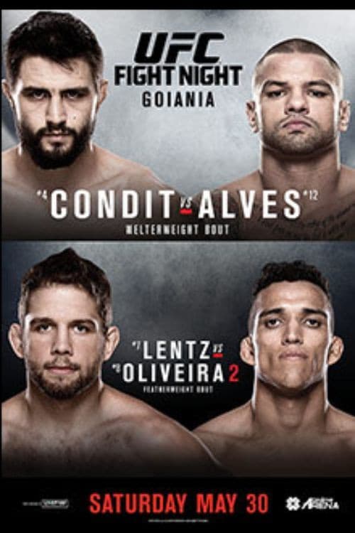 Постер: UFC Fight Night 67: Condit vs. Alves