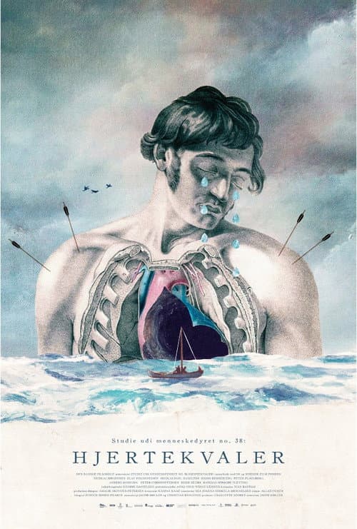 Постер: Studie udi menneskedyret no. 38: HJERTEKVALER