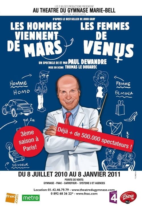 Постер: Les hommes viennent de mars, les femmes de vénus