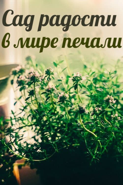 Постер: Сад радости в мире печали