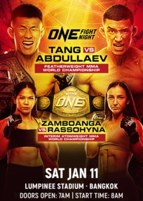 Постер: ONE Fight Night 27: Tang vs. Abdullaev