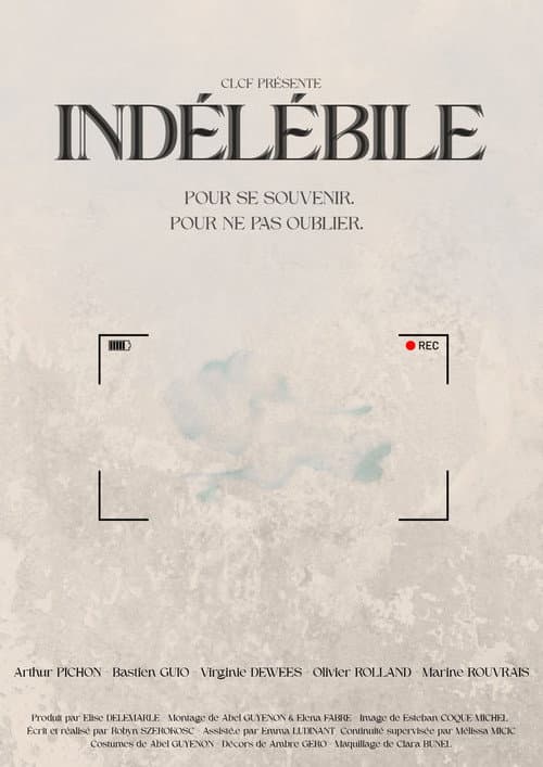 Постер: Indélébile