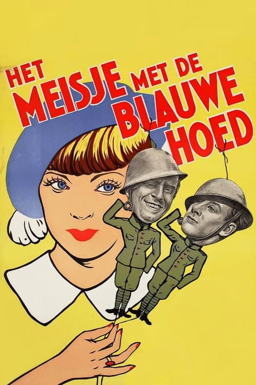 Постер: Het meisje met de blauwe hoed