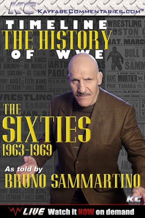Постер: Timeline The History of WWE – 1963-1969 – As Told By Bruno Sammartino