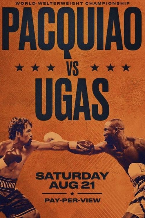 Постер: Manny Pacquiao vs. Yordenis Ugás