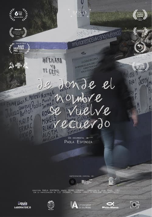 Постер: De donde el nombre se vuelve recuerdo