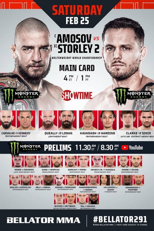 Постер: Bellator 291: Amosov vs. Storley 2