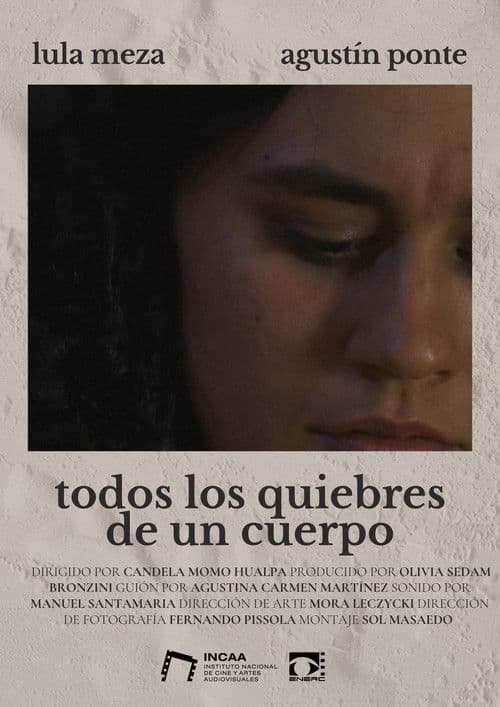 Постер: Todos los quiebres de un cuerpo