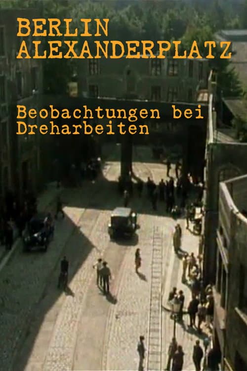Постер: Berlin Alexanderplatz - Beobachtungen bei Dreharbeiten